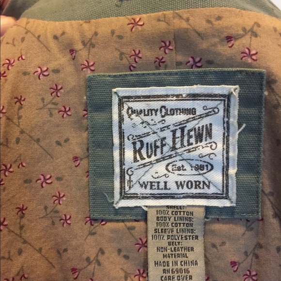 Ruff Hewn Small olive green lined utility jacket - so cute! - Picture 5 of 5